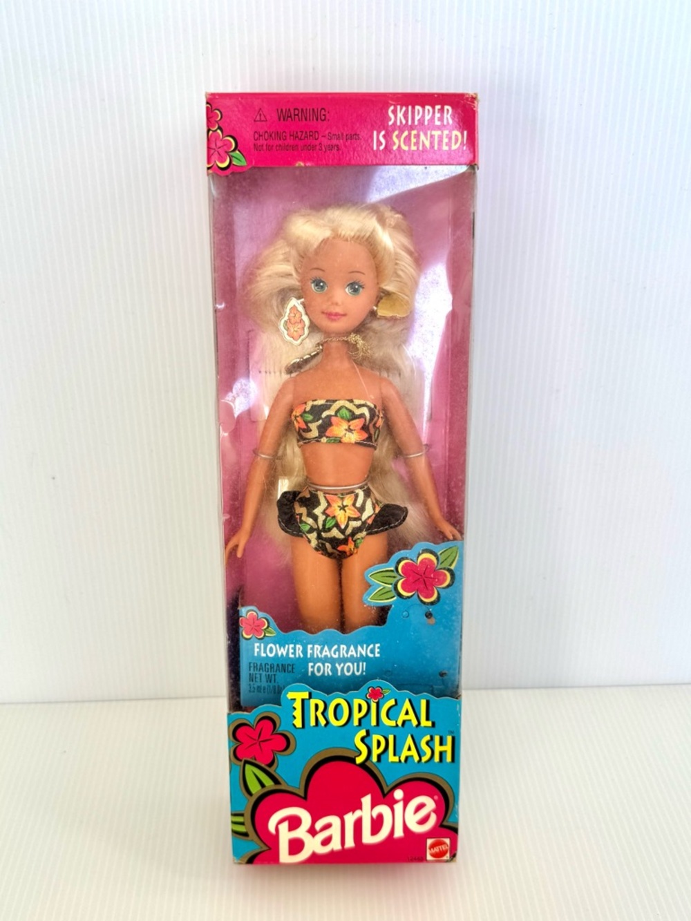 🩷NIB. Barbie Skipper Tropical Splash Doll - 1994